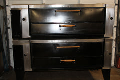 BAKERS PRIDE GAS PIZZA OVEN DOUBLE STACK REFURBISHED - call for best price