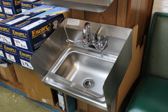 SINK - HAND SINK (WALL MOUNT) SIDE SPLASH - call for best price